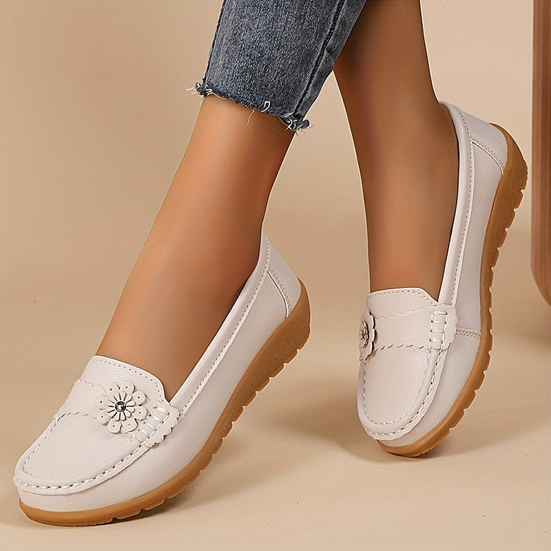 Comfortable Slip-On Shoes for Casual Occasions Stylish Floral Women's Loafers