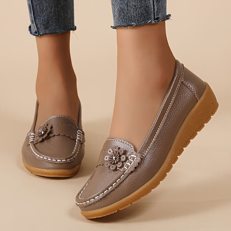 Comfortable Slip-On Shoes for Casual Occasions Stylish Floral Women's Loafers