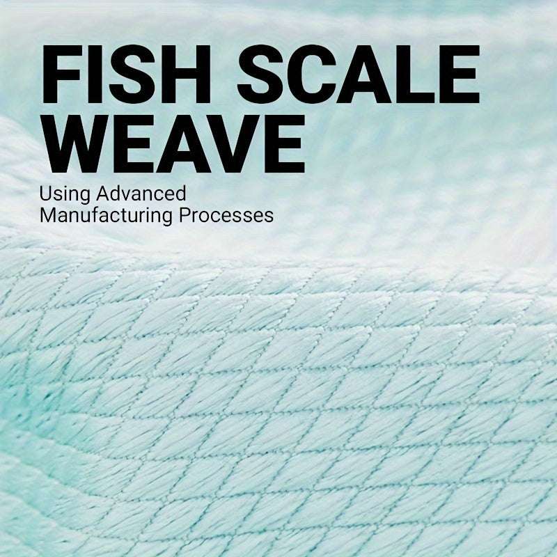 10-Pack Microfiber Glass Cleaning Cloths - Streak-Free