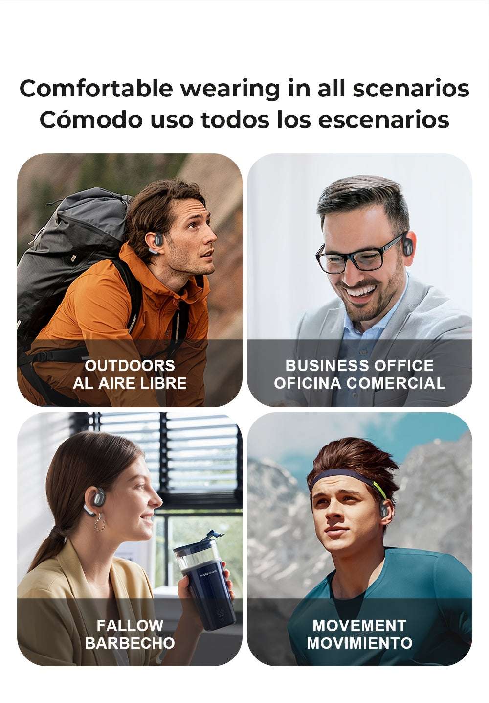 Translation Headphones - MINISO X30 Open-Ear T