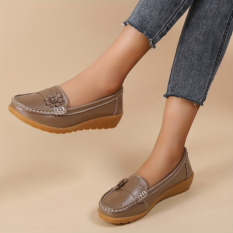 Comfortable Slip-On Shoes for Casual Occasions Stylish Floral Women's Loafers