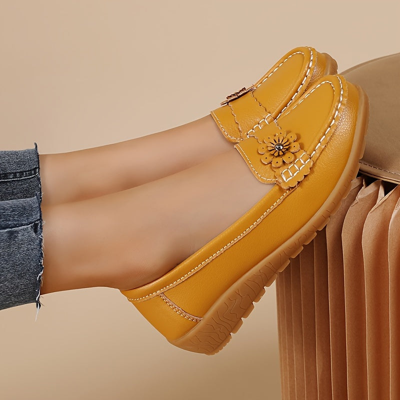 Comfortable Slip-On Shoes for Casual Occasions Stylish Floral Women's Loafers
