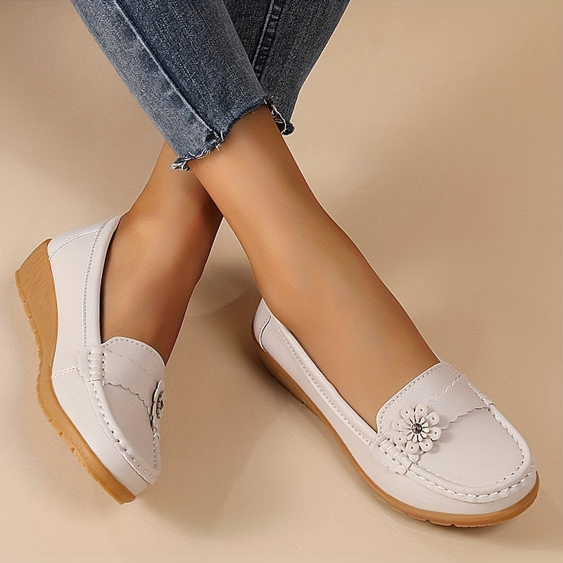 Comfortable Slip-On Shoes for Casual Occasions Stylish Floral Women's Loafers