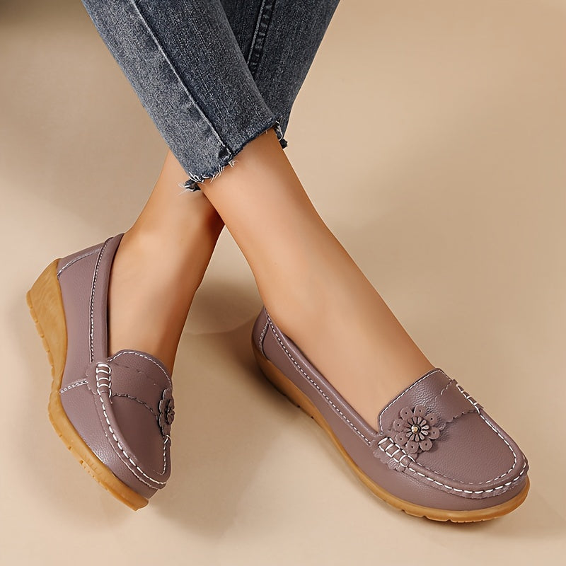 Comfortable Slip-On Shoes for Casual Occasions Stylish Floral Women's Loafers