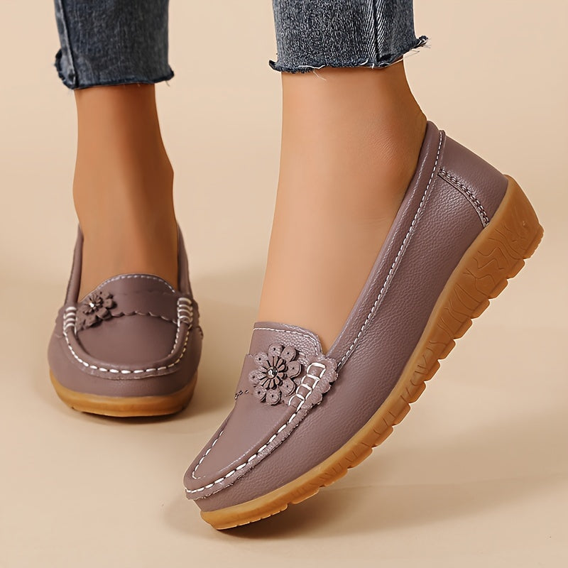 Comfortable Slip-On Shoes for Casual Occasions Stylish Floral Women's Loafers
