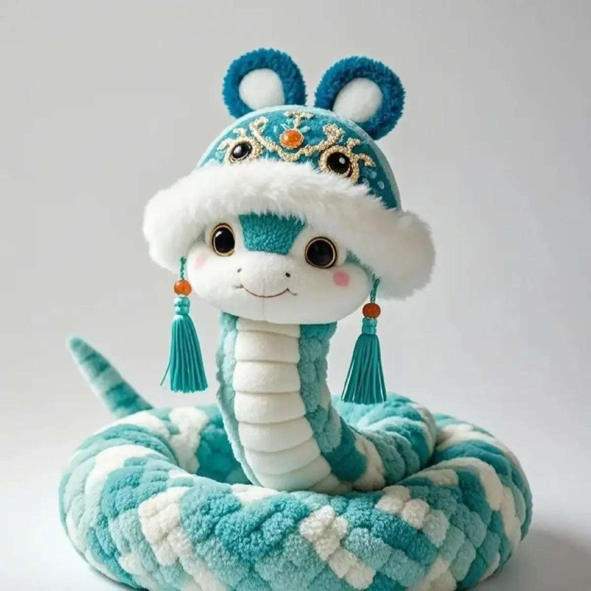 Soft Doll Bedroom Decoration Good Luck Mascot snake New Year Gifts Chinese Style Toys for Kids