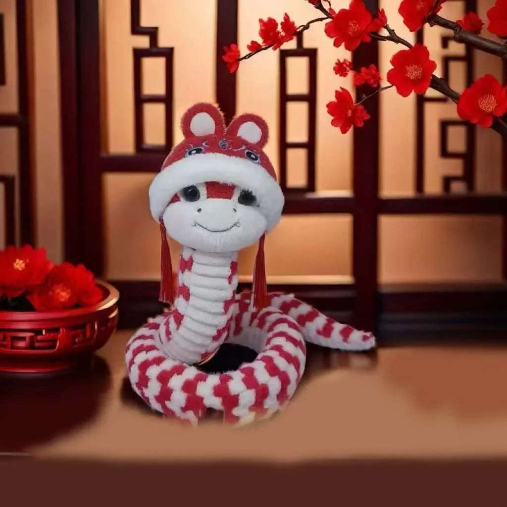 Soft Doll Bedroom Decoration Good Luck Mascot snake New Year Gifts Chinese Style Toys for Kids