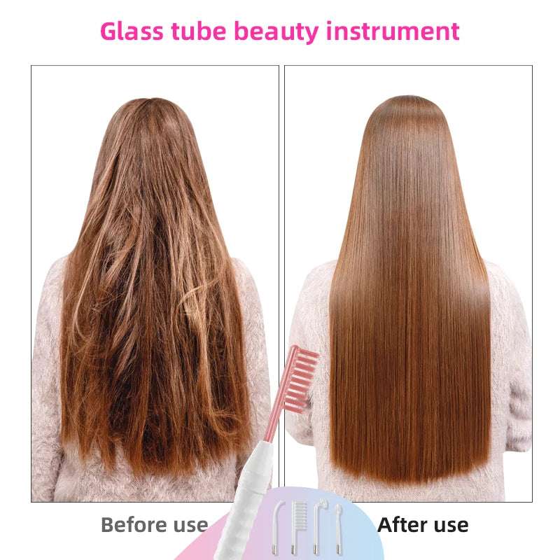 High Frequency Facial and Hair Machine Electrotherapy Wand Neon