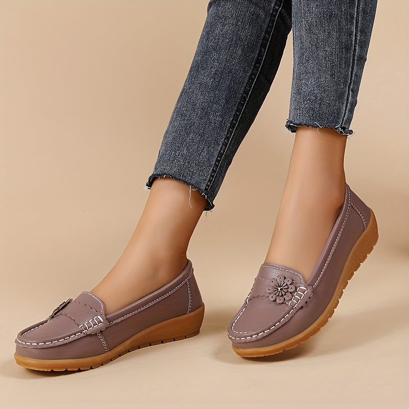 Comfortable Slip-On Shoes for Casual Occasions Stylish Floral Women's Loafers