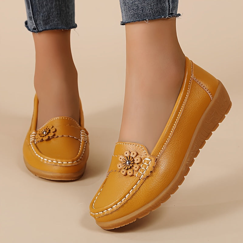 Comfortable Slip-On Shoes for Casual Occasions Stylish Floral Women's Loafers