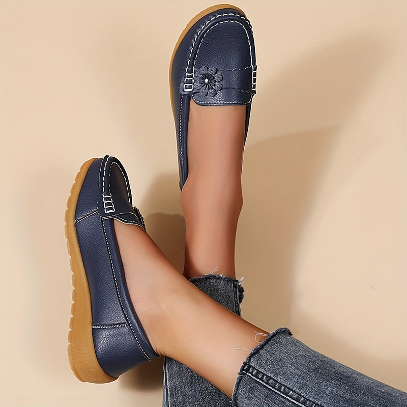 Comfortable Slip-On Shoes for Casual Occasions Stylish Floral Women's Loafers