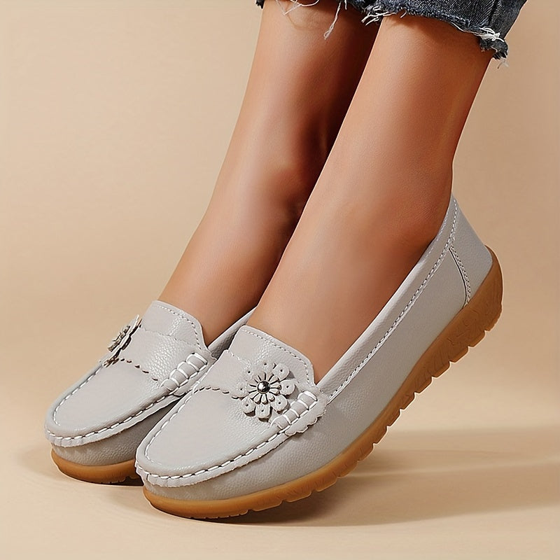 Comfortable Slip-On Shoes for Casual Occasions Stylish Floral Women's Loafers