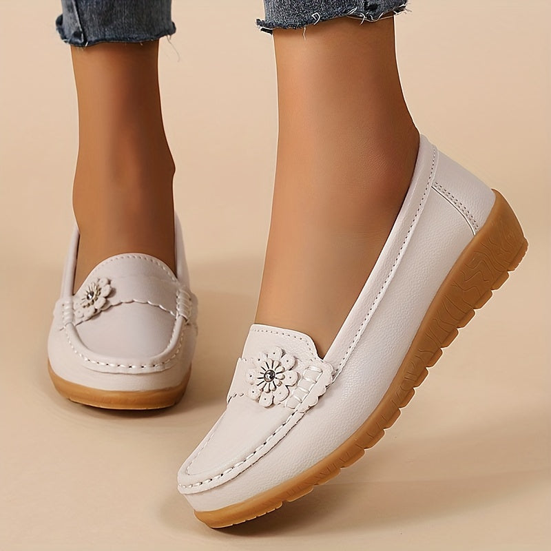 Comfortable Slip-On Shoes for Casual Occasions Stylish Floral Women's Loafers