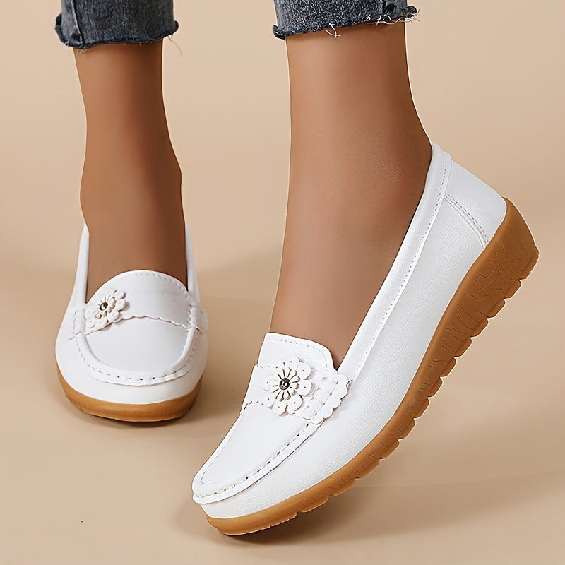 Comfortable Slip-On Shoes for Casual Occasions Stylish Floral Women's Loafers