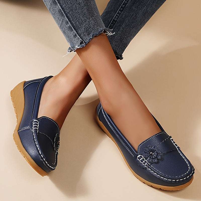 Comfortable Slip-On Shoes for Casual Occasions Stylish Floral Women's Loafers