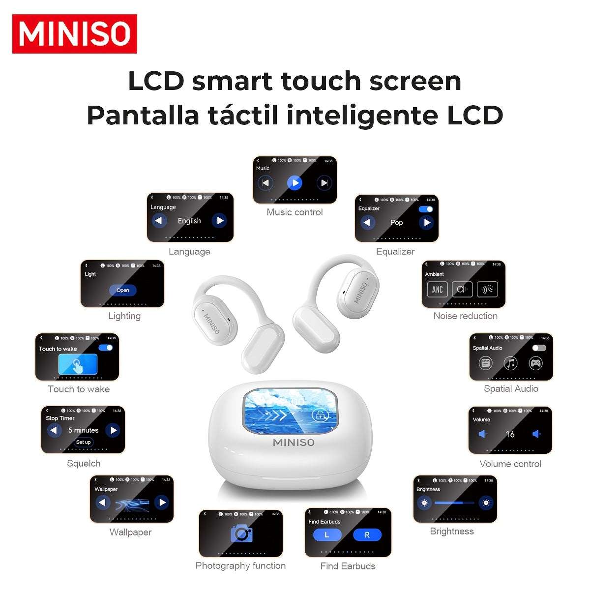 Translation Headphones - MINISO X30 Open-Ear  T