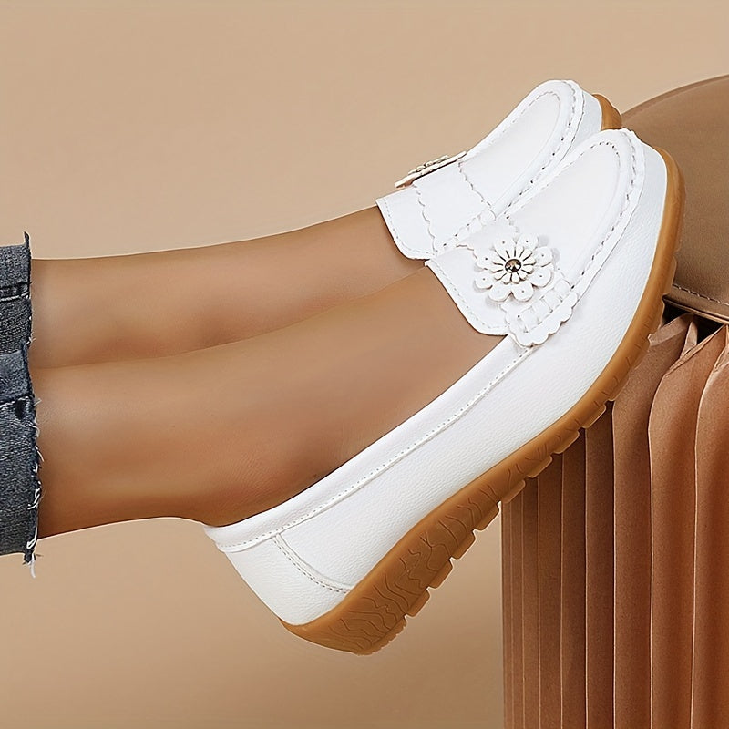 Comfortable Slip-On Shoes for Casual Occasions Stylish Floral Women's Loafers