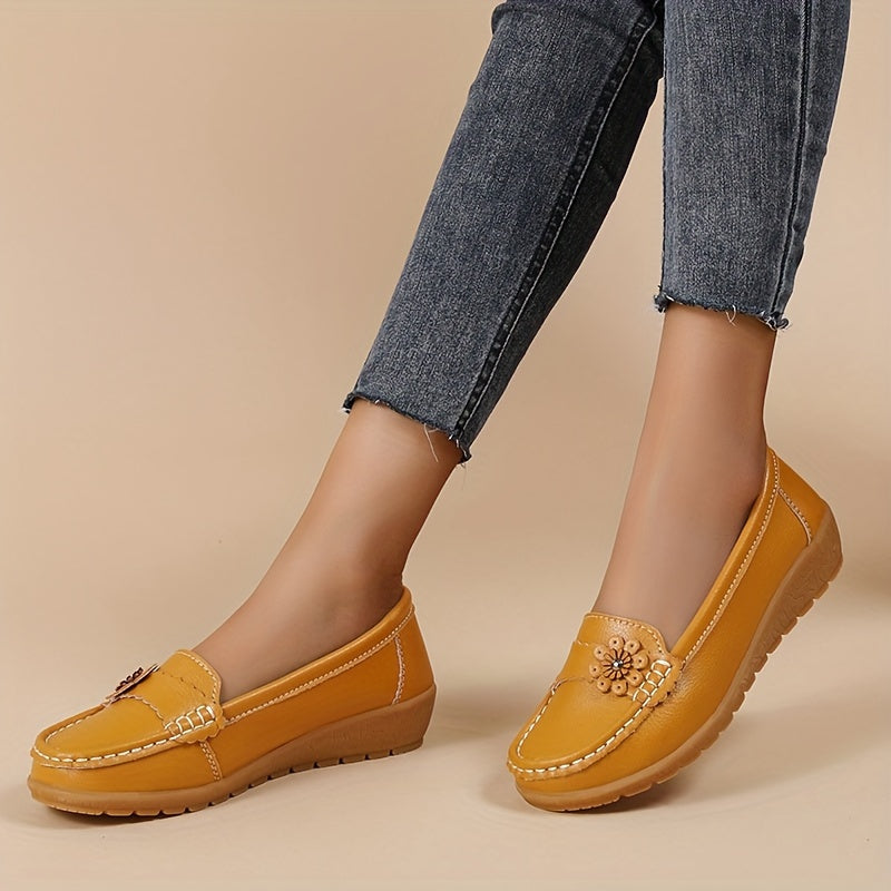 Comfortable Slip-On Shoes for Casual Occasions Stylish Floral Women's Loafers