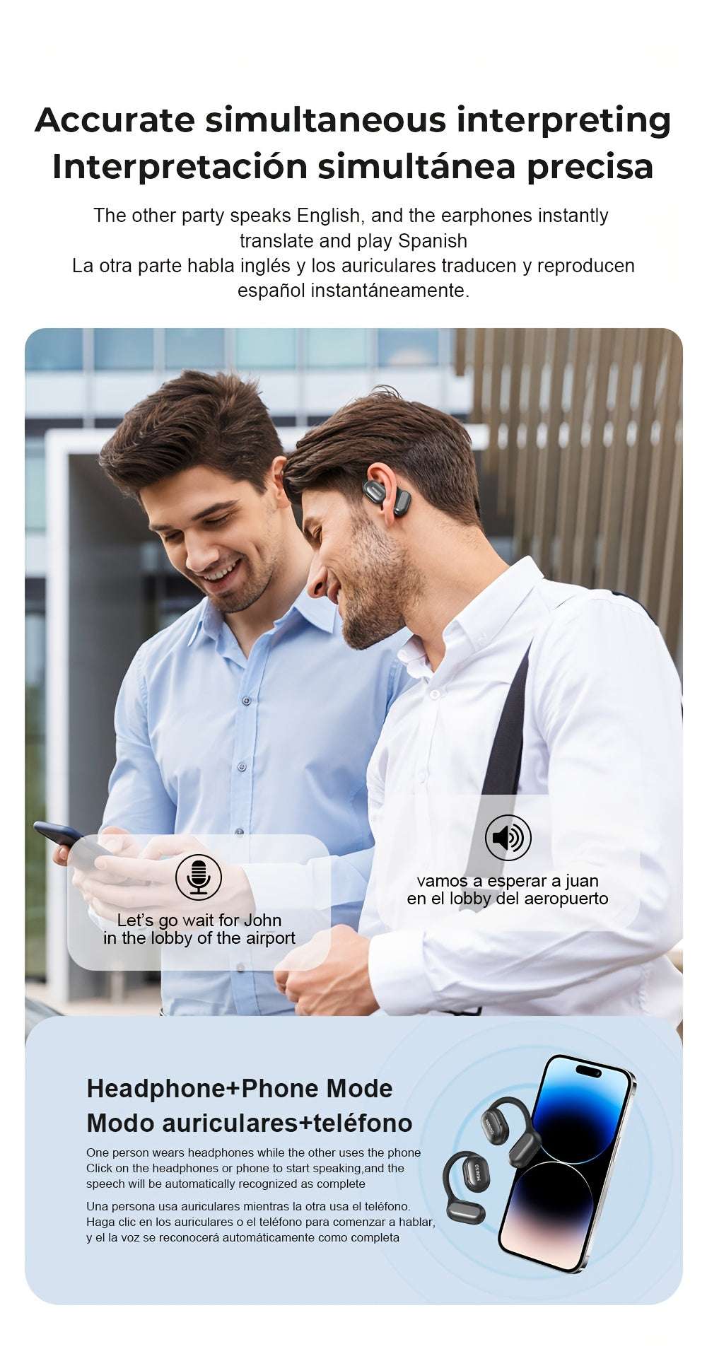 Translation Headphones - MINISO X30 Open-Ear  T