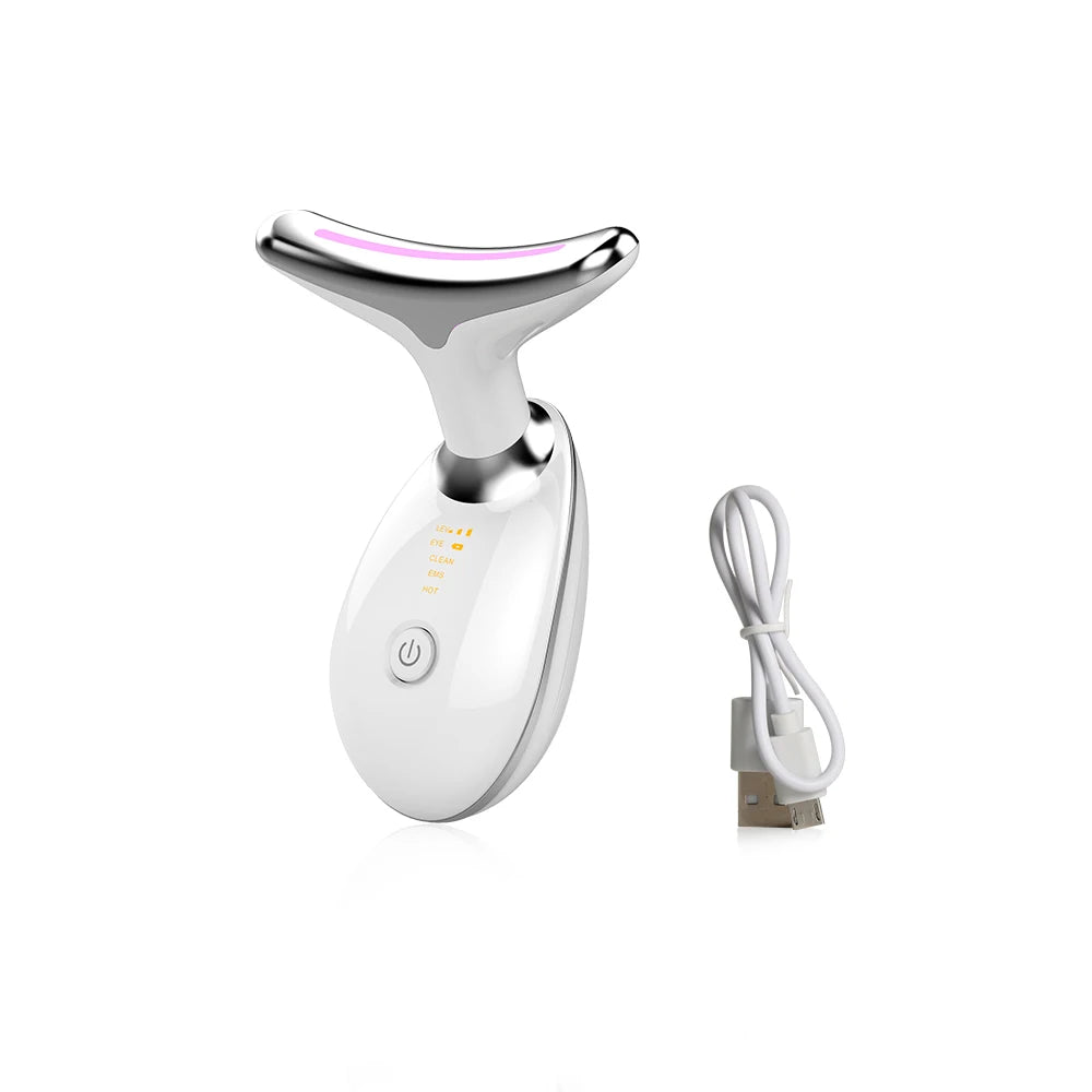 Anti-aging Facial Massager - Red Light Therapy Skin Tightening Neck Face Lifting Massager