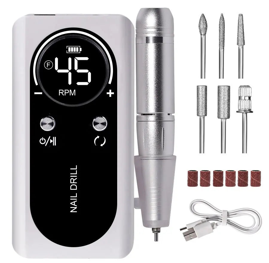Manicure Professional 45000RPM Salon Tool Electric Portable