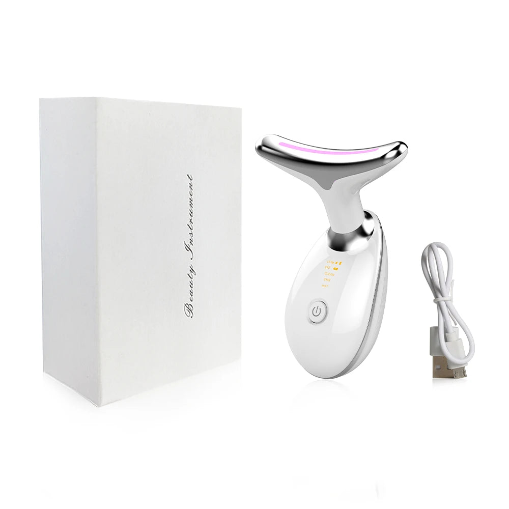 Anti-aging Facial Massager - Red Light Therapy Skin Tightening Neck Face Lifting Massager