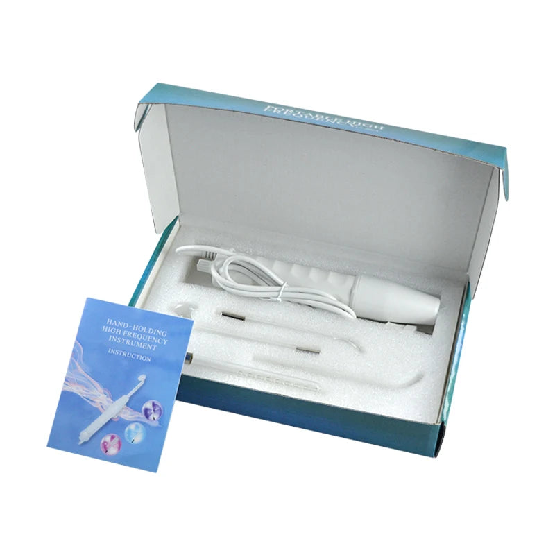 High Frequency Facial and Hair Machine Electrotherapy Wand Neon
