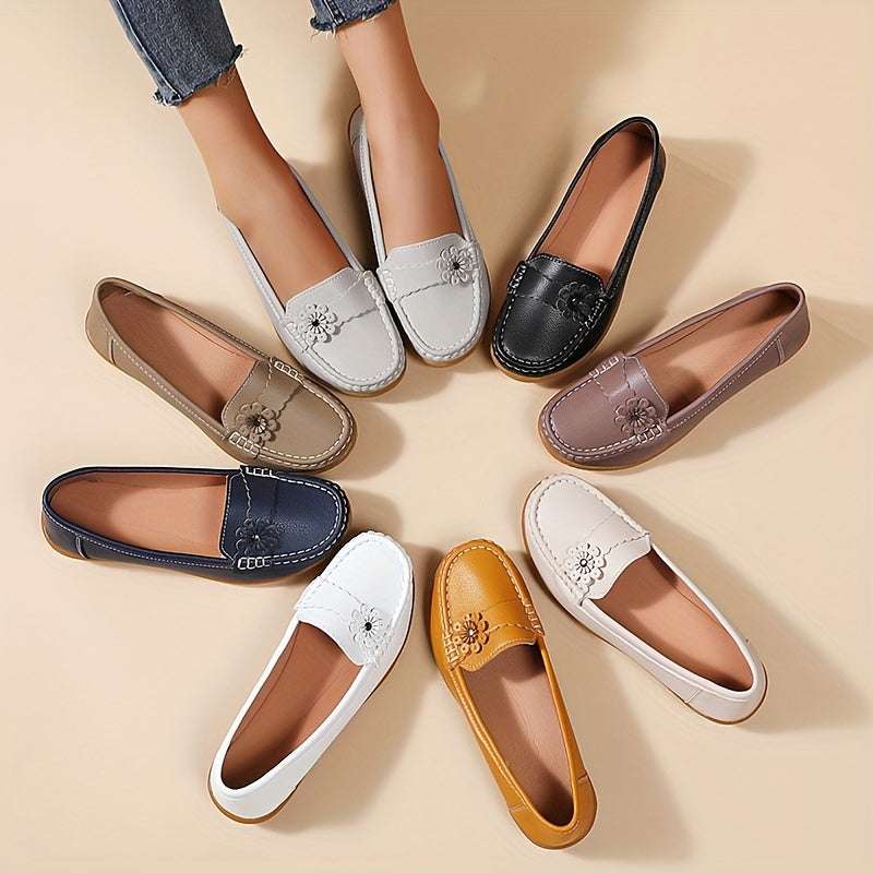 Comfortable Slip-On Shoes for Casual Occasions Stylish Floral Women's Loafers