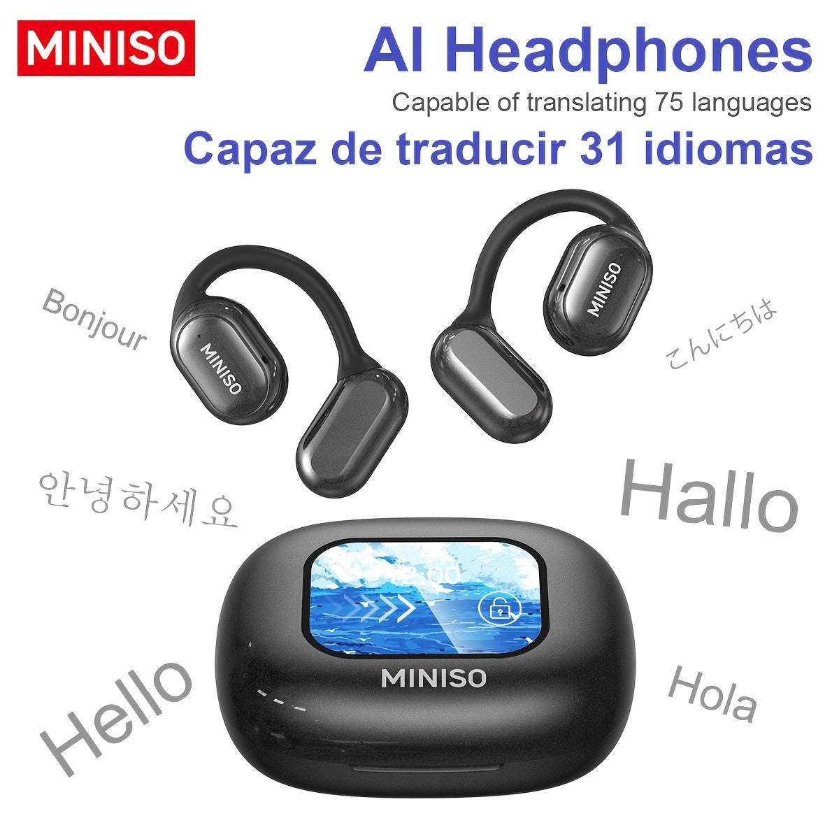 Translation Headphones - MINISO X30 Open-Ear  T