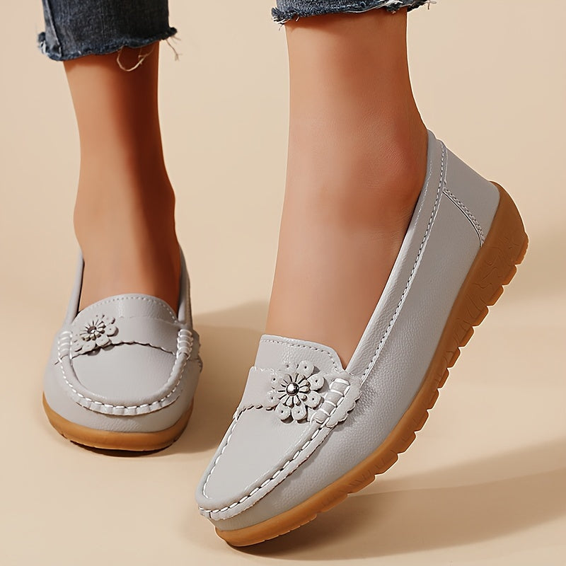 Comfortable Slip-On Shoes for Casual Occasions Stylish Floral Women's Loafers